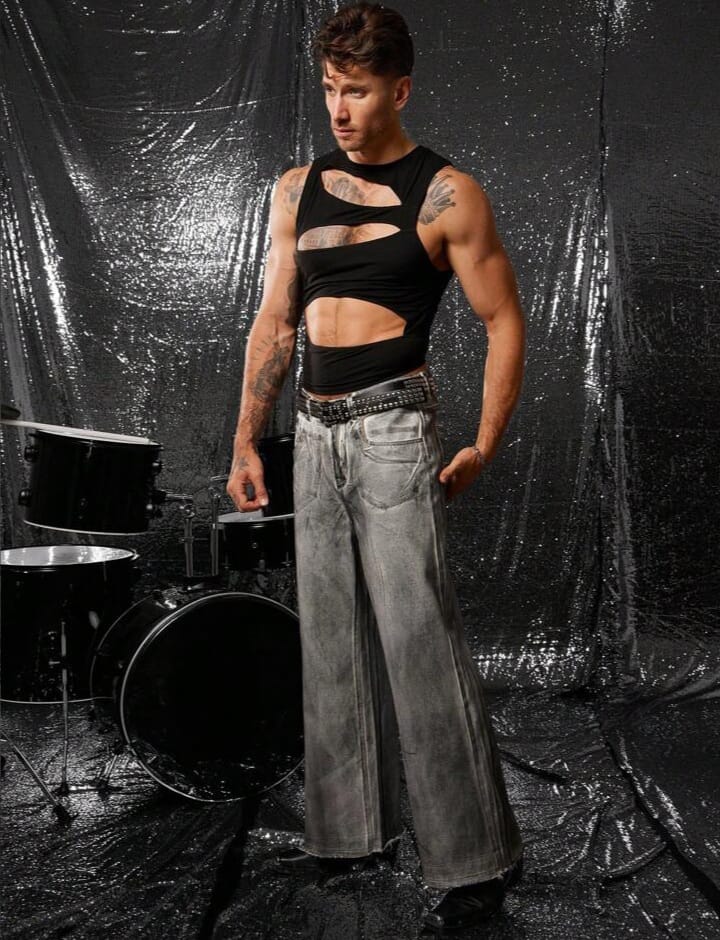 Men's Knitted Fashionable Casual Slim Fit Tank Top